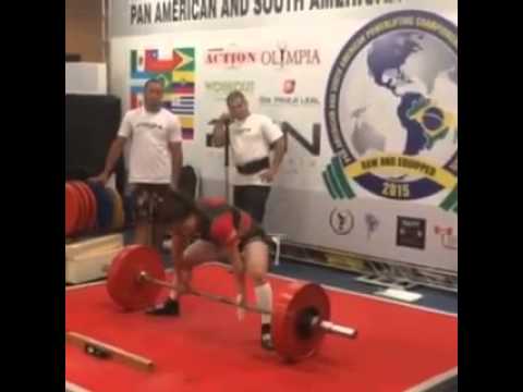 Vilma Ochoa - deadlift 180kg - YouTube
