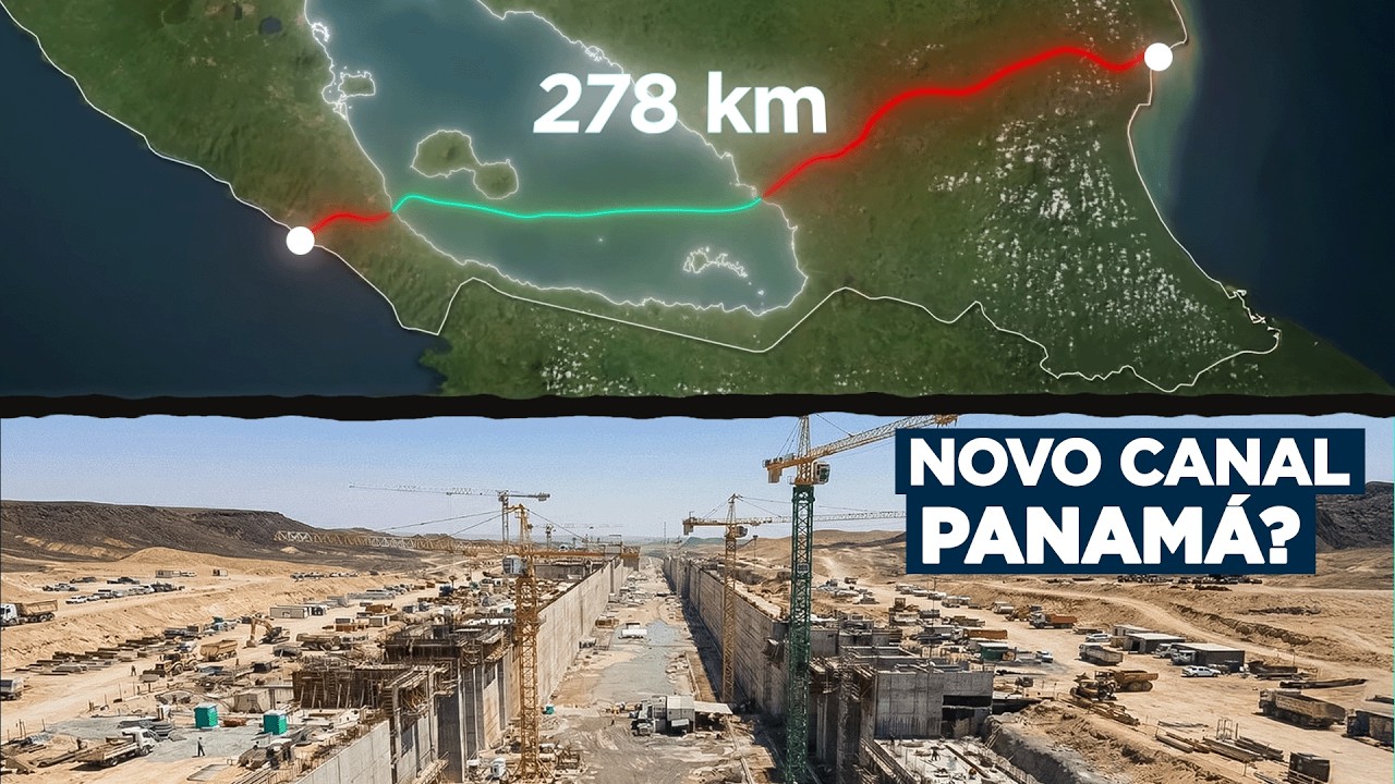 O Insano Canal de 278km para Substituir o Canal do Panamá