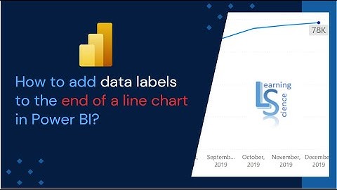 How to add data labels to the end of a line chart in Power BI?