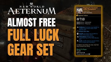 New World Aeternum: Easy Full Luck Gear
