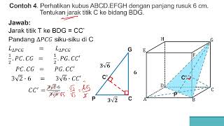 Jarak Titik Ke Bidang (Materi)