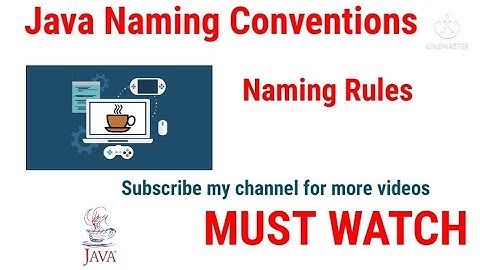 Java Naming Conventions ||Java Telugu  tutorial for beginners || Naming rules #teluguchannel