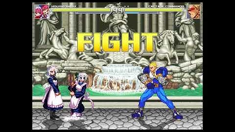 Mugen Hisui & Kohaku (Me) vs Captain Commando by Van Hades