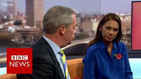 Nigel Farage to Gina Miller 'What part of leave do...