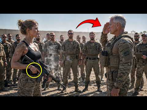 She Was Just Practicing at the Range — Then the SEAL Commander Silently Saluted Her!