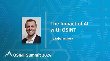 The Impact of AI with OSINT