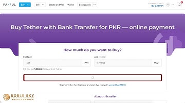How To Buy USDT on Paxful | Noble Sky