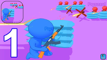 Soldiers Defense - Gameplay Walkthrough Part 1 Tutorial Stickman War Army Commander Defense (Android