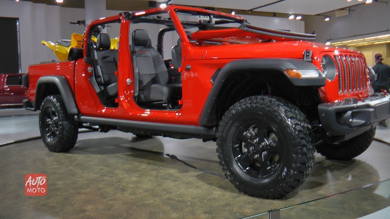 2020 Jeep Gladiator Rubicon Exterior And Interior Walkaround 2019 Montreal Auto Show