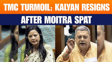 LIVE : TMC Rift Explodes: Kalyan Banerjee Resigns After Clash With Mahua Moitra | News9