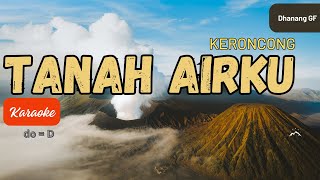 Download lagu Keroncong Asli Tanah Airku cipt. Kely Puspito | Karaoke do = D | keroncong tanah airku lirik |