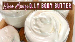 Easiest WHIPPED Body Butter Recipe | Get Non GREASY GLOWING SOFT SKIN