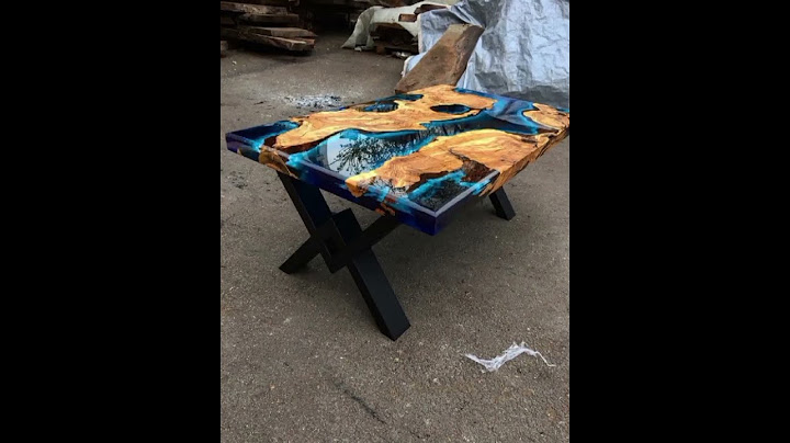 Blue Epoxy Resin Table Set – Personalized Coffee, End & Dining Tables for Gifts #shorts #coffeetable