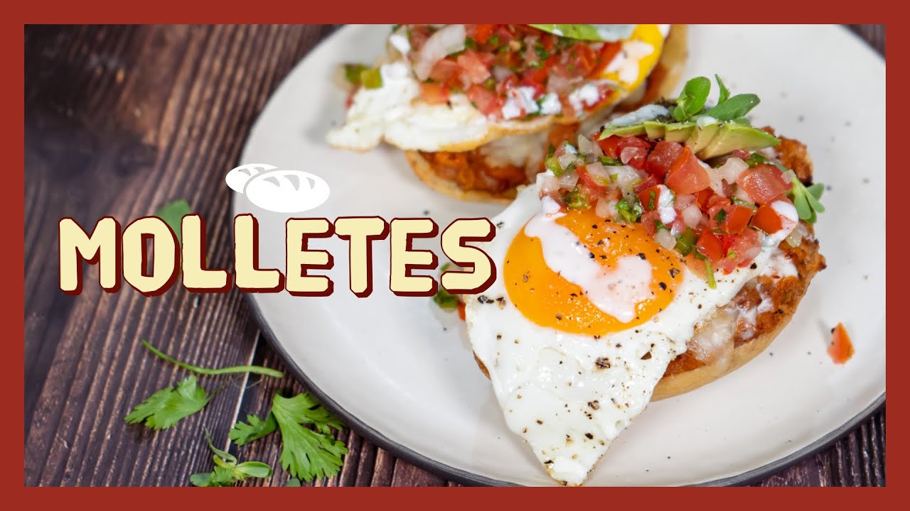 Molletes De Frijoles Con Queso Youtube