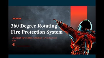 360 degree rotating fire protection system