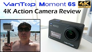 NEW 4K Action Camera Review VANTOP MOMENT 6S screenshot 3