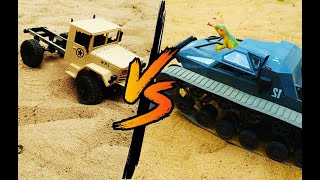 WPL-B1 vs SG 1203 RC Tank | Remote Control Car | RC Cars