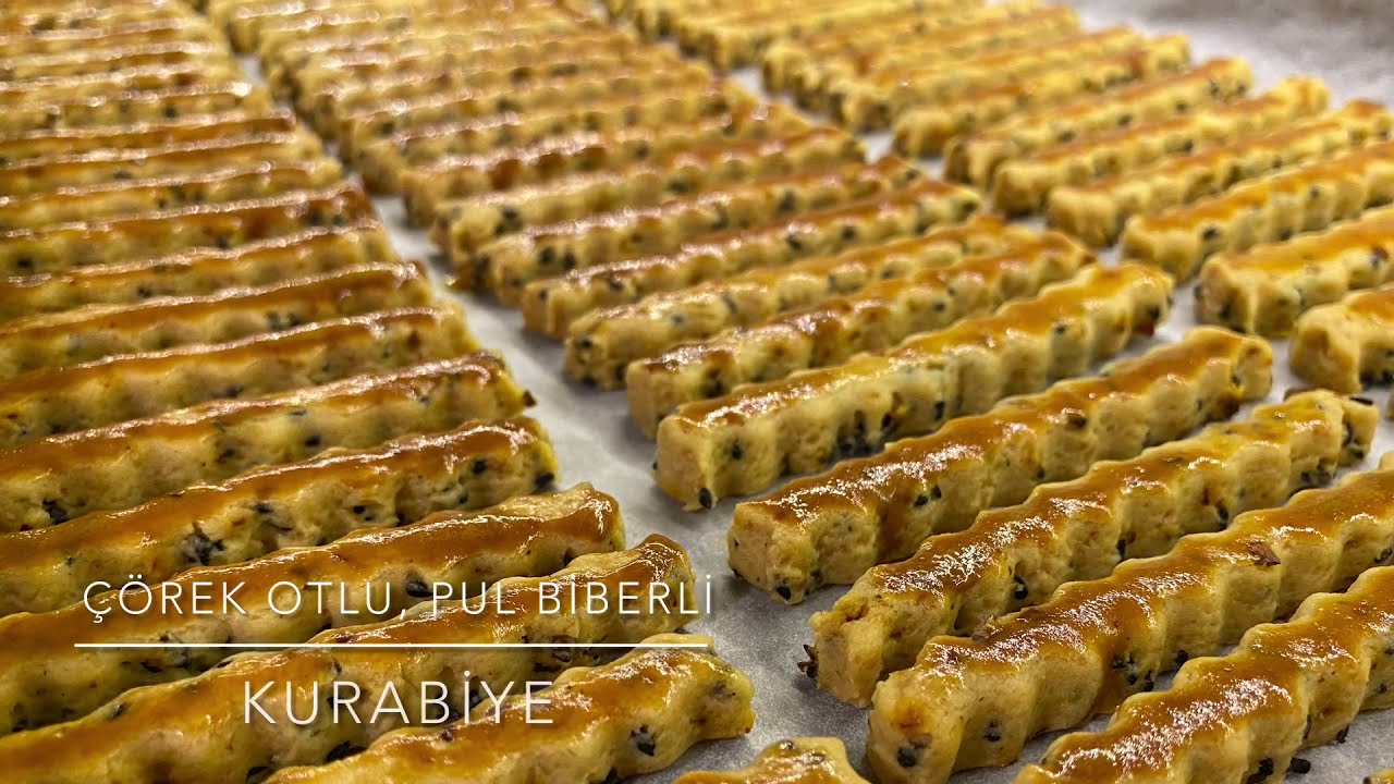Çörek OtluPul Biberli Bayatlamayan Kurabiye Tarifi Tuzlu Kurabiye