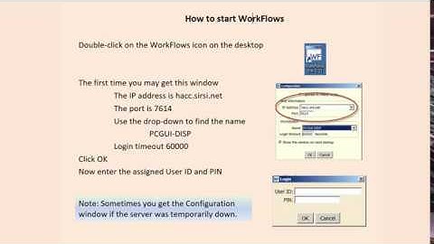 How to Start SirsiDynix WorkFlows