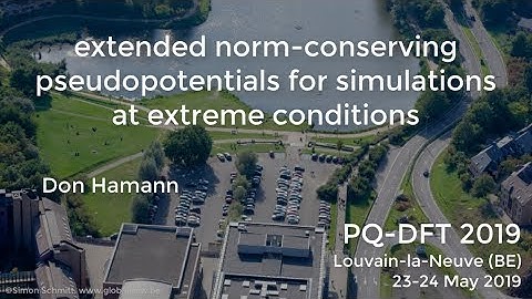 2.1: extended norm-conserving pseudopotentials for simulations at extreme conditions (D. Hamann)