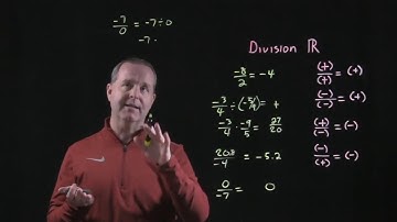 Dividing Real Numbers