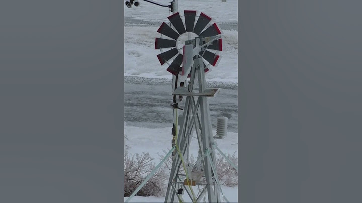 Farm windmill iced up #shorts