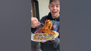 People that scroll through YouTube while fasting be like….
