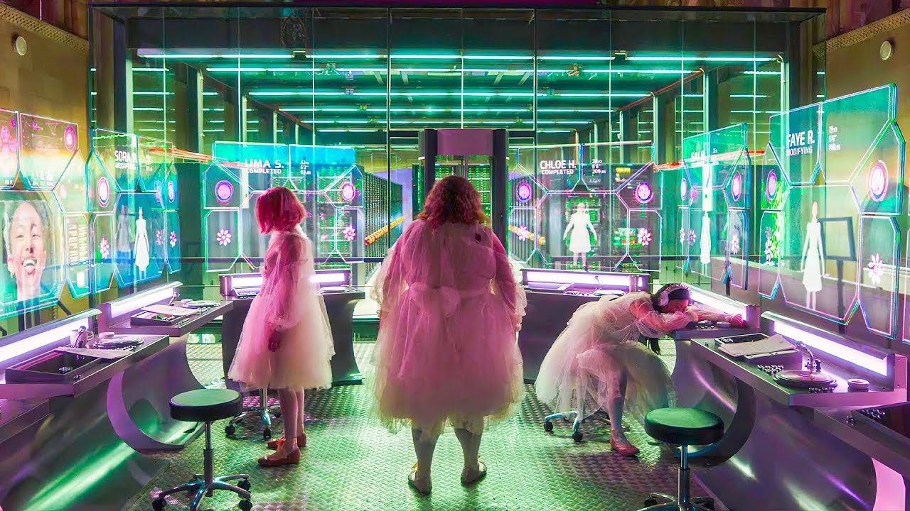 No futuro, garotas ricas são enviadas para uma ilha deserta para recuperação de delitos