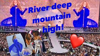 Beyonce River deep Mountain High premiere Tottenham Stadium London 2023 - Tina Turner Tribute wow!!!