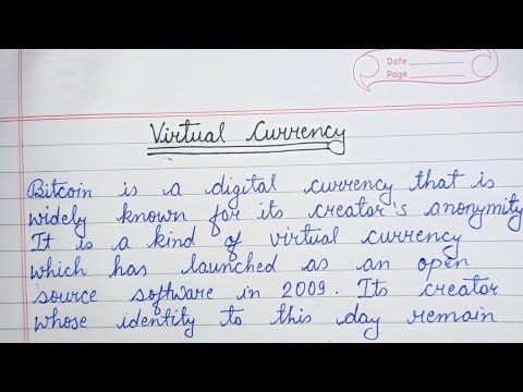 essay on virtual currency