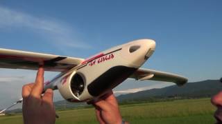 Durafly Zephyr V-70 Red 70mm EDF crazy 4S max speed & sound