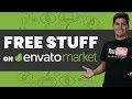 Envato market gives out free stuff every month