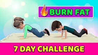 7 DAY CHALLENGE: KIDS FAT BURN HOME WORKOUT