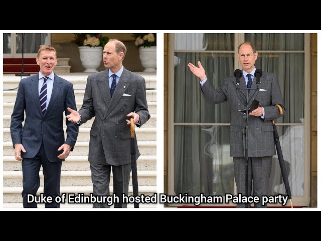 Prince Edward, Duke of Edinburgh hosts second Duke of Edinburgh party at Buckingham Palace class=