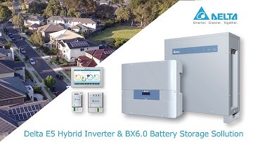 Delta Electronics E5 Hybrid Inverter and Battery Storage