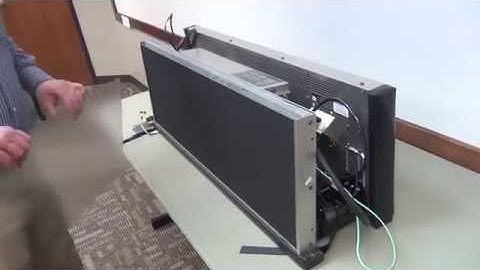 SDN Series Stanchion Display Module Removal and Installation