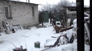 Война на Украине Уличные бои в Дебальцево Ukraine War Street fighting in Debaltseve from Feb 16th 18