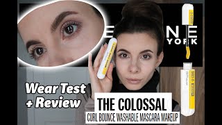 THE COLOSSAL CURL  BOUNCE WASHABLE CURLING MASCARA REVIEW + WEAR TEST