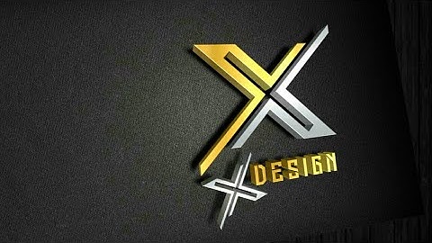 Tutorial - Cara Membuat Logo X Design 3D Di PixelLab | Desain DAE MAN CHANNEL