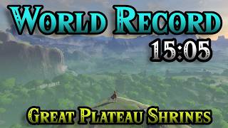 Zelda BotW: Great Plateau Shrine Collection [WR] - [14:09]