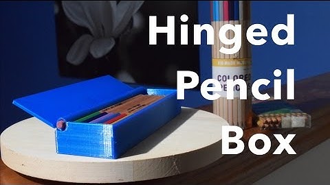 Hinged pencil box - a slow-day project by residentmaker