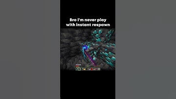 Minecraft Instant Respawn Moment