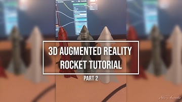 How To Make A 3D AR Rocket Pt. 2 #augmentedreality #blender