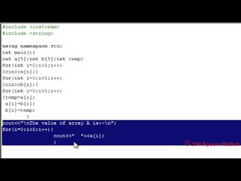 C++ in Hindi  16 Operation with 1D Arrays Part 1