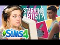 Single Girl Raises A Struggling Artist In The Sims 4 | Part 1