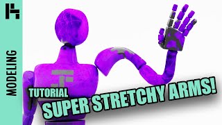 Rigging SUPER STRETCHY ARMS in Maya - TUTORIAL