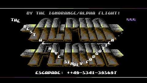C64 Intros! Best of Xenox/Alpha Flight (AFL) 1996! Commodore 64 (C64)