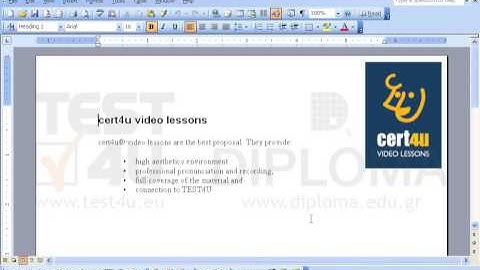 Open the template1.dot template and replace the title