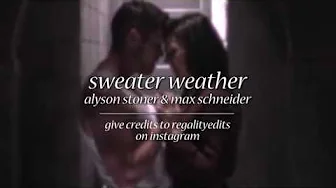 editing audio #1 |  sweater weather