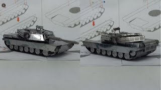 Metal Earth Build M1 Abrams tank 
